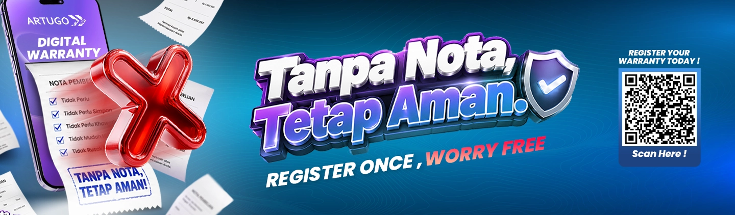 Artugo, Digital Waranty Tanpa Nota Tetap Aman, Service Tracking